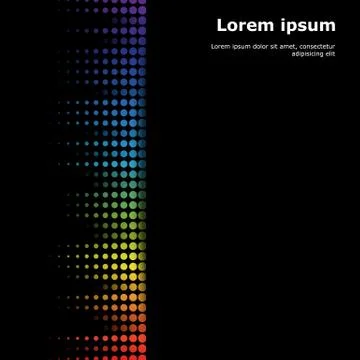 Equalizer template Stock Illustration