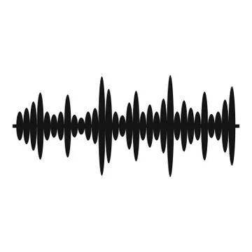 Equalizer tune icon, simple black style 스톡 일러스트