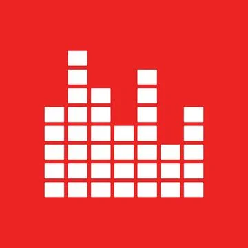 Equalizer und Hintergrund - Equalizer and background Equalizer und Hinterg... Foto stock