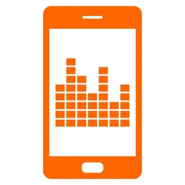 Equalizer und Smartphone - Equalizer and smartphone Equalizer und Smartpho... Stock Photos