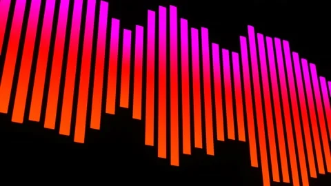 Equalizer video footage. Dynamic music. Soundwave. Video stock 223324167