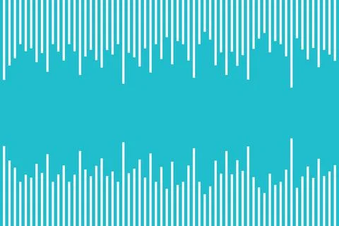 Equalizer, wave, volume, and geometry conceptual background Stock Illustration