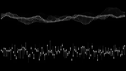 Equalizer waveform element 库存影片 82911564