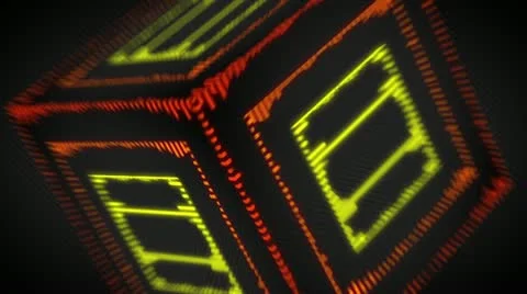 Equalizers cube Stock Footage 21887535