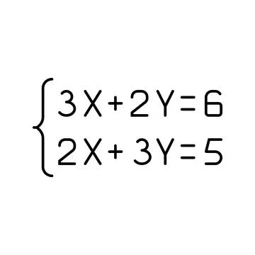 Equation math science education color icon vector illustration Stock Illustration