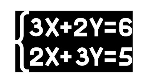 Equation math science education glyph icon animation Stock Footage 326156080