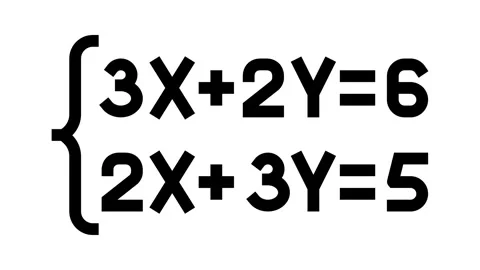 Equation math science education line icon animation Stock Footage 326134469