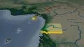 Equatorial Guinea extruded. Bumps shaded. 4k or 4k+ Resolution