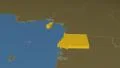 Equatorial Guinea extruded. Solids. 4k or 4k+ Resolution