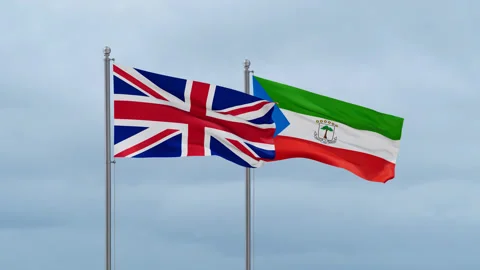 Equatorial Guinea flag Stock Footage 251747168