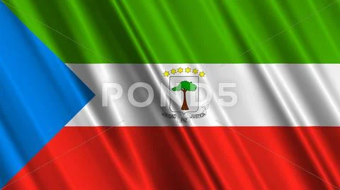 Equatorial Guinea Flag Stock Illustration
