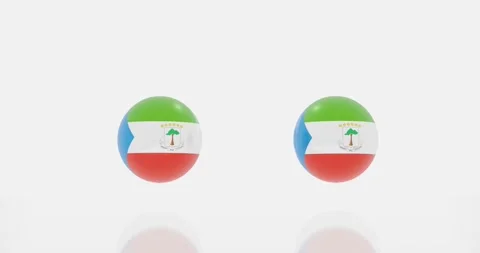 Equatorial Guinea flag symbol Stock Footage 195183449