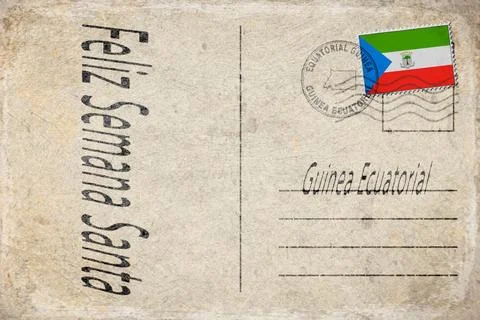 Equatorial Guinea Holy Week Background Stock Illustration