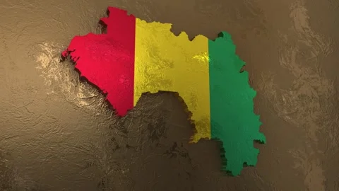 Equatorial Guinea Map Stock Footage 279122866