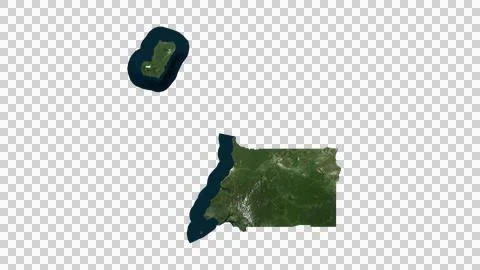 Equatorial Guinea Map Stock Illustration