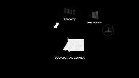 Equatorial Guinea technology map with animated charts Stock Footage 340995252