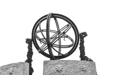 Equatorial theodolite Foto stock