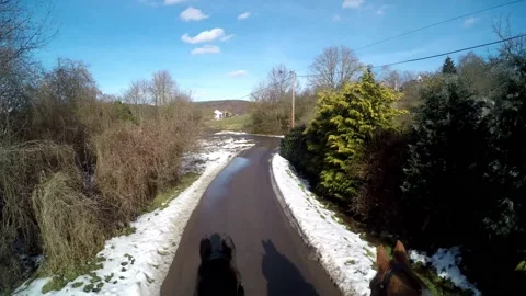 An Equestrian and riding out Video stock 149041237