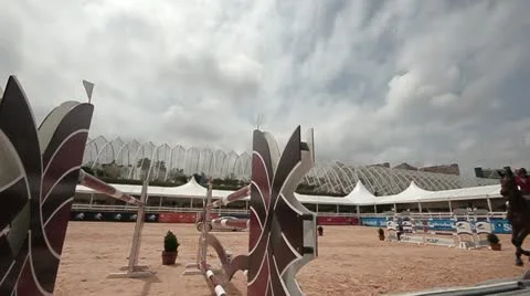 Equestrian competition Stock Footage 10911388