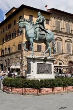 Equestrian statue Stock Photos
