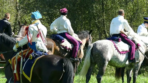 Equestrians Video stock 107866867