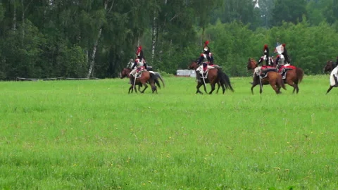 Equestrians Stock-Footage 107871543