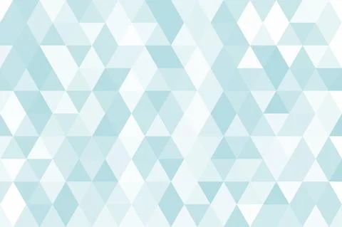 Equilateral triangle random color pattern background (light blue) Stock Illustration