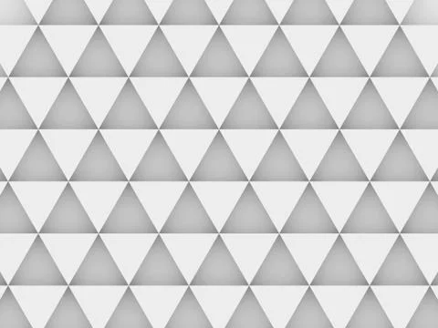 Equilateral triangles - white abstract background Stock Illustration
