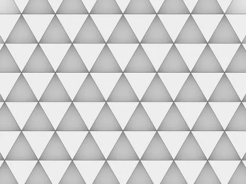 Equilateral triangles - white abstract background Stock Illustration