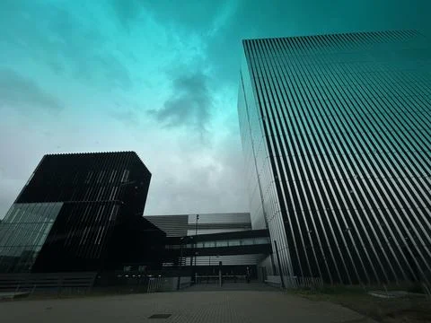 Equinix Data Center Building at Amsterdam Science Park in Amsterdam Stockfoto's