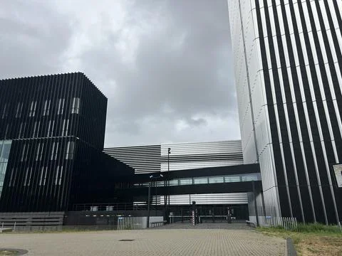Equinix Technology and Data Center Facility at Amsterdam Science Park Stock Photos