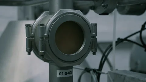 Equipment in brewery Video stock 131233404