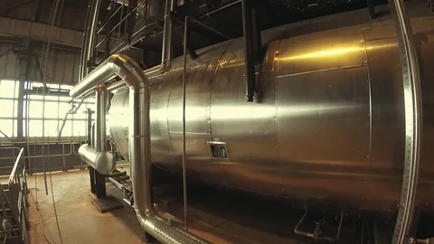 Equipment, cables and piping Stock Footage 73482773