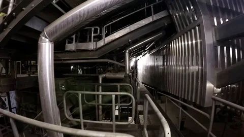 Equipment, cables and piping Stock Footage 73552943