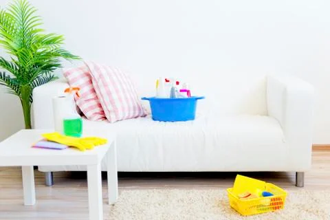 Equipment for cleaning Stock Photos