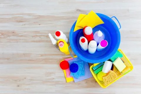 Equipment for cleaning Stock Photos