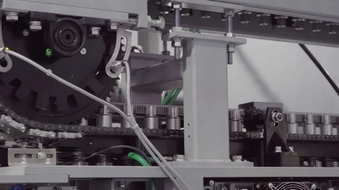 Equipment for dairy industry, fully automatic PET blow molding machine Stock Footage 125101706