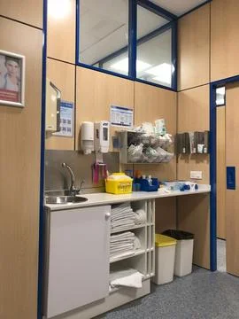 Equipment in a doctors office Stock Photos
