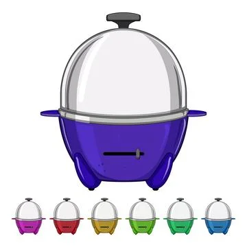 Equipment egg cooker cartoon vector graphic イラスト素材