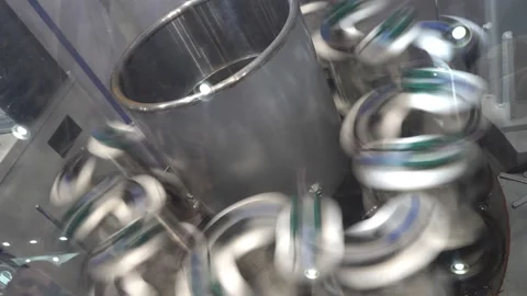 Equipment for electronics production,machine for weaving metal cable winding Stock Footage 106549440