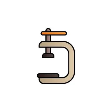 Equipment, fix, pipe color gradient vector icon Illustrazione stock