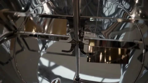 Equipment for the food industry,demonstration of the internal elements of the Stock Footage 162984836