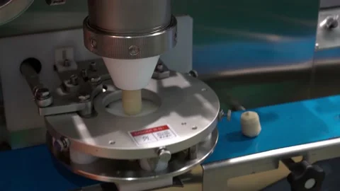 Equipment for the food industry,operation of a component of an automatic line Stock Footage 162985601