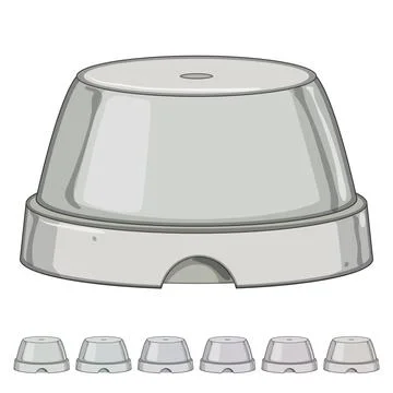 Equipment junction box cartoon vector graphic Stock Illustration