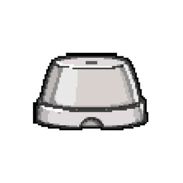 Equipment junction box pixel art vector illustration Stock Illustration
