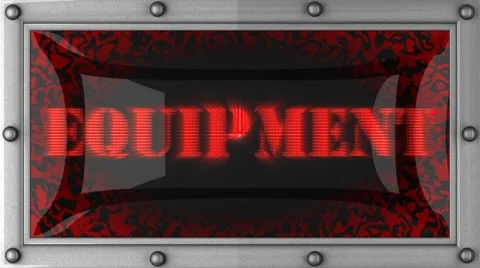Equipment on led Stock Footage 8724599