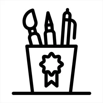 Equipment line icon vector illustration isolated on white background Stock Illustration