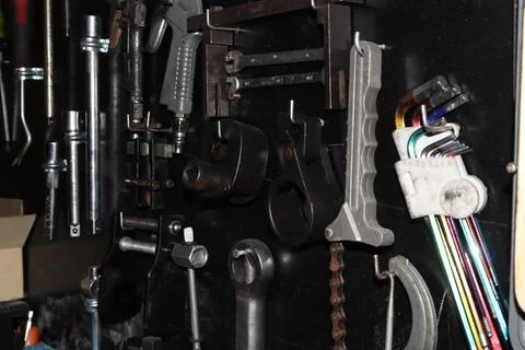 Equipment for maintenance Stockfoto's