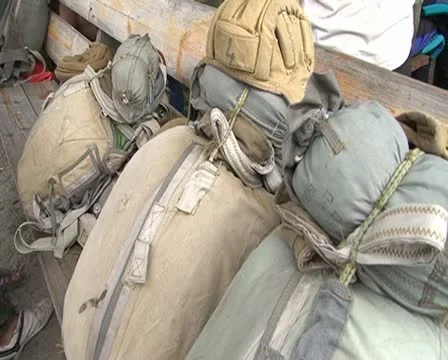 Equipment for a parachute jump Vidéo 10728046