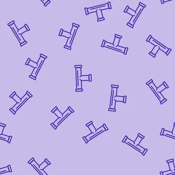 Equipment pipeline line seamless pattern Stock Illustration